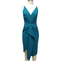 Robes à col en V personnalisées pour l'été, dos nu, sexy, robe moulante pour femmes