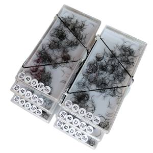 ขนตาปลอมแบบก้านสั้น PBT ของเกาหลี แบบแคบ 4D/1000 เส้น ยี่ห้อ Nhu Y รุ่น NY4D จากโรงงาน ผลิตด้วยมือ ง่ายต่อการต่อ ให้ความหนาเต็มพิกัด - Product Image 1