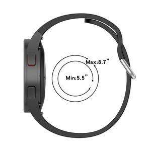 Bracelet de 20mm pour Samsung <span class=keywords><strong>Galaxy</strong></span> Watch5 pro <span class=keywords><strong>Galaxy</strong></span> Watch 4 bracelet classique ceinture de sport en silicone bracelet <span class=keywords><strong>galaxy</strong></span> <span class=keywords><strong>watch3</strong></span> 41mm - Product Image 4