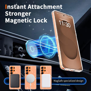 Funda Magnética Transparente con Brillantina para Samsung Galaxy S26 Ultra S26 Plus S25 Ultra S25 FE, Antigolpes, Brillante, para Mujer - Product Image 6