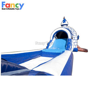 Château gonflable de mariage le plus vendu, bleu/bonhomme de neige, gonflable 6mx4m, PVC 0,55mm, certifié CE, garantie 3 ans - Product Image 4