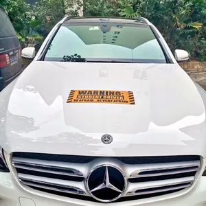 Personalizado ímã reflexivo carro pára-choques adesivo carro sinais