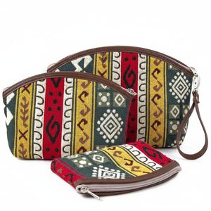 Bohemian Kilim Design <b>Make</b> <b>Up</b> <b>Bag</b> - Wallet Triple Set - Product Image 4