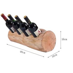 Étagère à vin rouge de haute qualité porte-bouteilles de vin en bois pliable huit bouteilles porte-bouteilles de vin en bois - Product Image 4