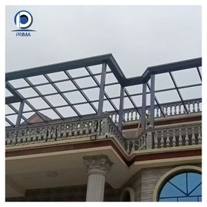 Terraza acristalada <span class=keywords><strong>de</strong></span> aluminio personalizada Prima y pérgola con lamas ajustables |   Gazebo Impermeable para Exteriores, para <span class=keywords><strong>Patio</strong></span> y Azotea <span class=keywords><strong>de</strong></span> Villa - Product Image 6