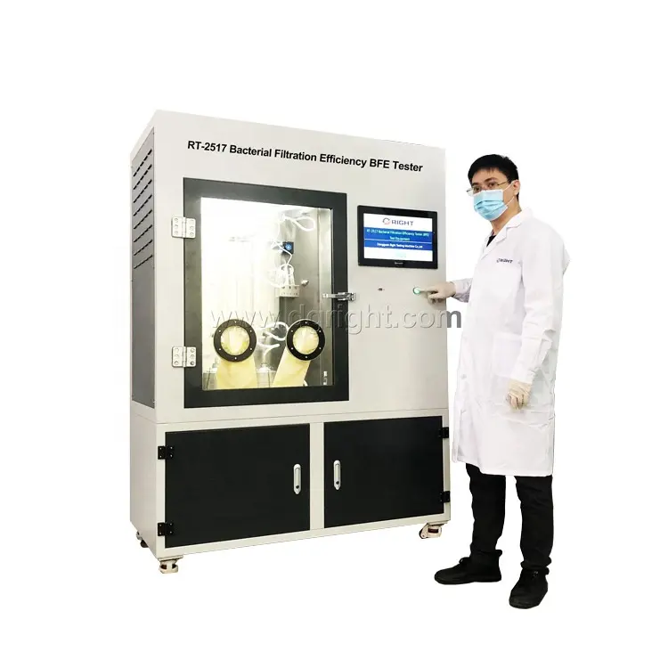 ASTMF2100 세균성 바이러스 성 필터 시험 기계 세균성 여과 효율성 성과 검사자