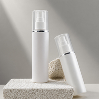 Flacon pulvérisateur de brume fixante pour maquillage, en plastique HDPE, rechargeable, avec finition nacrée, disponible en 35 ml, 70 ml, 100 ml, 170 ml