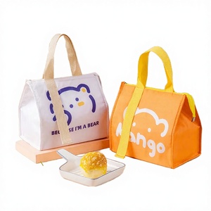Fashion Large Capacity Insulated PP <b>Lunch</b> Cooler <b>Bag</b> with Zipper Closure - Product Image 2