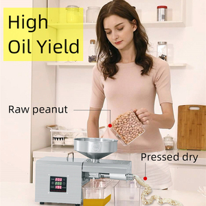 Stainless Steel Automatic <b>Oil</b> Presser Digital Display Soybean <b>Oil</b> Extractor Home Commercial Use - Product Image 5