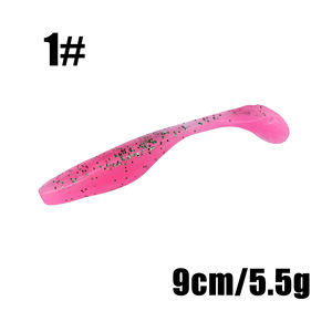 Lushazer Silicone Headless T-Tail Topwater Leurres pour Marlin Pike & <span class=keywords><strong>Cod</strong></span>-Pêche sur glace 9cm/5.5g 2 couleurs Soft Bait Hookless - Product Image 6