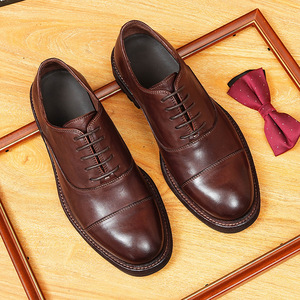High-Quality Hand-Sewn Leather Shoes Engraved for <b>Men</b> Formal Shoes for <b>Men</b> Casual <b>Dress</b> Shoes For <b>Men</b> - Product Image 1