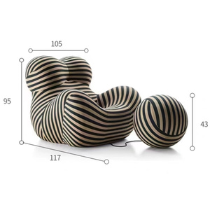 New Compression Furniture Warm Embrace Mother's Hug Mom's Arms Lazy Compressed <b>Sofa</b> with a <b>Sponge</b> Ball - Product Image 2
