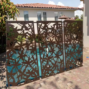 Pantalla de Acero Corten para Arte Metálico, Pantalla de Acero Corten con Corte Láser, Pantalla de Acero Corten para Jardín - Product Image 5