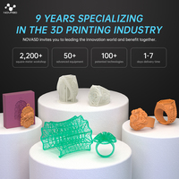 Imprimante 3D à cire LCD NOVA3D pour bijoux, grand format, équilibrée en lumière, idéale pour les bagues et bracelets en filigrane sertis de diamants en DIY