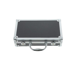 Hot Selling Black Aluminum for Hard Case <strong>Briefcase</strong> Toolbox Large Capacity <strong>Storage</strong> <strong>Box</strong> for Carrying Luggage &amp; Tools - Product Image 1
