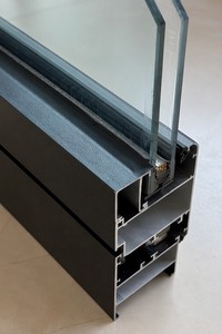 <span class=keywords><strong>Fenêtre</strong></span> à battant en alliage d'aluminium noir avec double vitrage pour les murs extérieurs des bâtiments, isolation phonique et thermique - Product Image 3