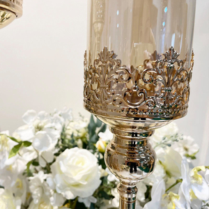 Wholesale <strong>Tall</strong> Pillar Candle holders <strong>lanterns</strong> and candle jars wedding centerpieces decor - Product Image 6