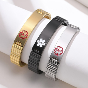 Braccialetto elastico identificativo medico, braccialetto identificativo medico da donna, braccialetto identificativo per bambini, avviso medico personalizzato per bambini, gioielli medici, targhetta di emergenza - Italia