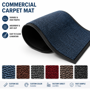 Tapete Antideslizante para Interiores, Tapete de Entrada Resistente para Control de Polvo, para la Entrada del Hogar y Decoración de Locales Comerciales - Product Image 1