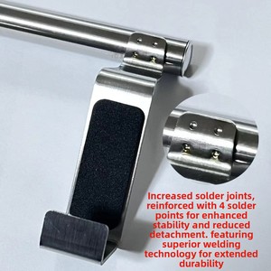 Porte-serviettes en acier inoxydable pour la cuisine, support pour papier essuie-tout et <span class=keywords><strong>film</strong></span> alimentaire, étagère de salle de bain - Product Image 4
