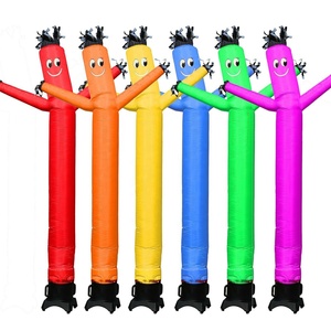 Llama <span class=keywords><strong>cielo</strong></span> inflable del tubo de aire bailarín para direccionado/promoción publicidad inflable de baile de fuegos artificiales. - Product Image 3