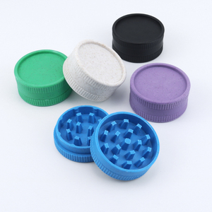 OEM Logo 55mm Biodegradable Fiber Grinder <b>Rolling</b> Paper Smoking Accessories 2-Part Herb Crusher Natural Degradable Smoke Grinder - Product Image 4