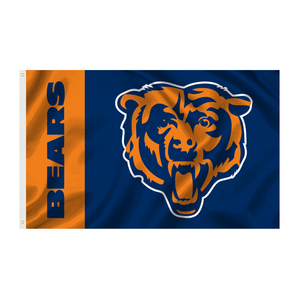 علم فريق كرة القدم الأمريكية (NFL) التسليم السريع مخصص الترويجية <span class=keywords><strong>3</strong></span> * 5FT البوليستر كرة القدم NFL علم و banner OF BEARS - Product Image 2