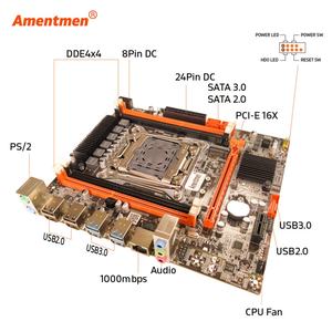 X99 Motherboard Set Kit Xeon E5 2666V3 CPU Processor LGA 2011-3 16G DDR3=2x8G 2133 ECC RAM Combo SATA <b>NVME</b> <b>M</b>.<b>2</b> USB3.0 - Product Image 3