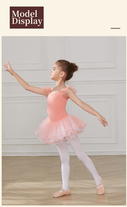 Irls RESS ance eotard IDS kirutu kirkirts ymymnastics Blet eotards hhort resses ostostumes o allerallerina - Product Image 6
