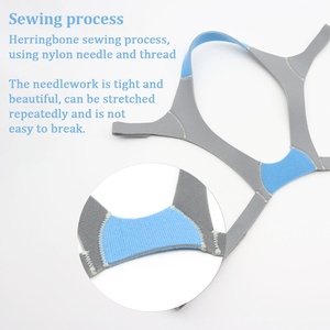 Bandeau de remplacement <span class=keywords><strong>pour</strong></span> <span class=keywords><strong>masque</strong></span> nasal <span class=keywords><strong>Resmed</strong></span> Airfit F20, unisexe, réglable, <span class=keywords><strong>pour</strong></span> l'<span class=keywords><strong>apnée</strong></span> <span class=keywords><strong>du</strong></span> <span class=keywords><strong>sommeil</strong></span> - Product Image 2