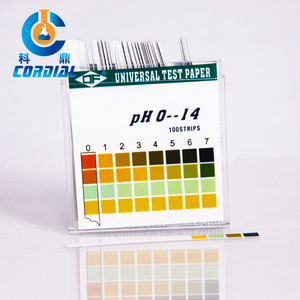 Bandelettes <span class=keywords><strong>de</strong></span> test <span class=keywords><strong>de</strong></span> pH universelles <span class=keywords><strong>super</strong></span> sensibles CORDIAL 4 couleurs PH 0-14 pour usage en laboratoire - Product Image 5