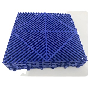 Carreaux de sol de garage à emboîtement nervuré pour garages, patios, sous-sols, terrasses - Product Image 1