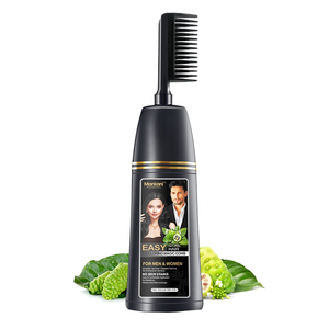 Peigne de teinture permanent pour cheveux noirs OEM bouteille d'applicateur de teinture pour cheveux bio crème de teinture pour cheveux de marque privée - Product Image 1