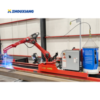 Nouvelle station de soudage robotisée à programmation automatique sans enseignement pour pièces non standard, triphasée 380V, garantie 1 an