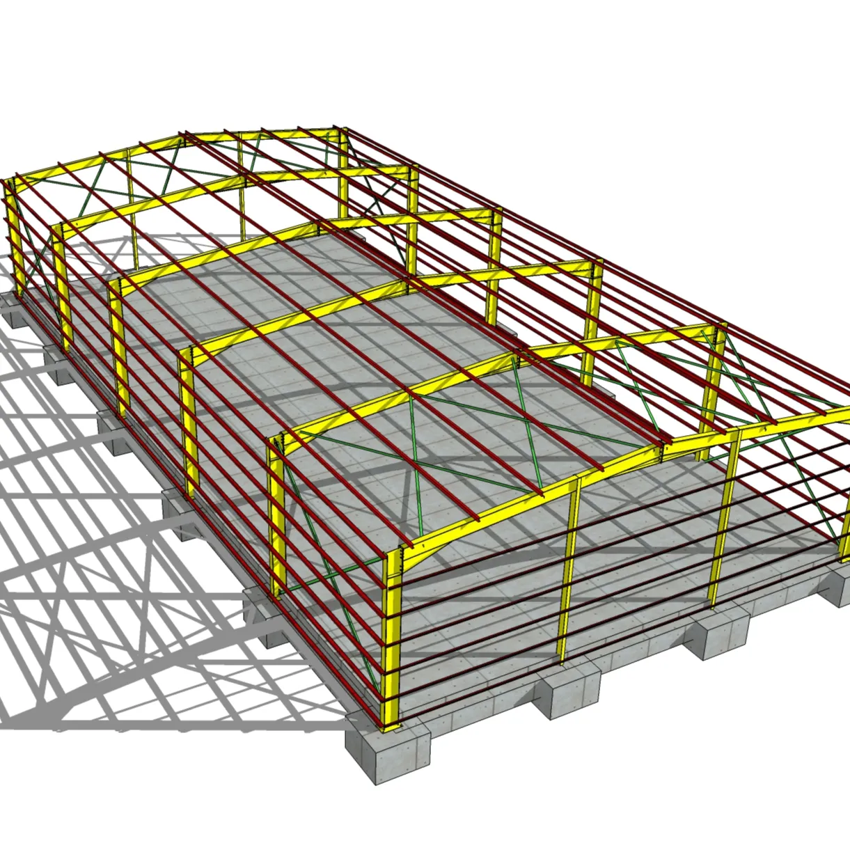 プレハブ建築軽量金属鋼構造ワークショップ中国工場販売