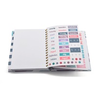 Muestra Gratuita, Diario Personalizado de Tapa Dura A5 2025, Agenda Impresa, Planificador, Colorido y Económico, Personalizado de Fábrica