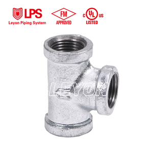 Sistema <span class=keywords><strong>de</strong></span> Protección Contra Incendios LEYON FM UL, Sistema <span class=keywords><strong>de</strong></span> Rociadores Contra Incendios, Accesorio <span class=keywords><strong>de</strong></span> Tubería para Extinción <span class=keywords><strong>de</strong></span> Incendios, Conexión en T <span class=keywords><strong>de</strong></span> Hierro Maleable Galvanizado - Product Image 3