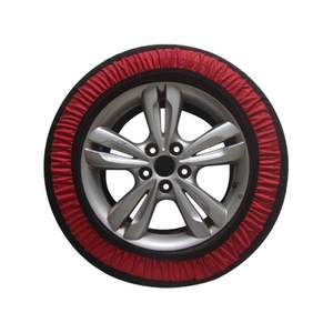 Chaussettes de neige pour pneus de voiture taille XS pour l'hiver, chaînes de neige textiles pour une conduite sécurisée - Product Image 5