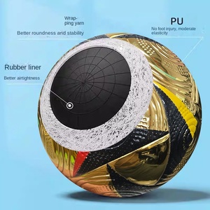 Ballon de football n°5 en cuir PU thermocollé, anti-explosion, pour la finale de la Coupe d'Europe - Product Image 2