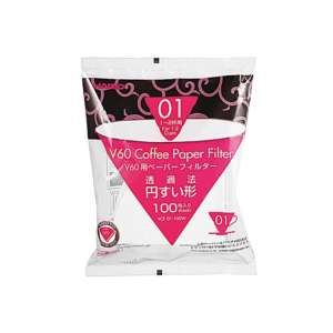Gr.01 Hario papierkaffefilter V60 100 stück - Product Image 1