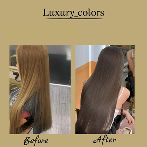 Crema Colorante per Capelli Semi-<span class=keywords><strong>Permanente</strong></span> LUXLISS Professionale da Salone Naturale Senza Ammoniaca Private Label Miglior Colore per Capelli - Product Image 2