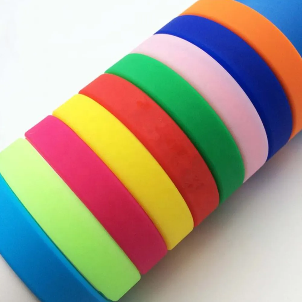 Custom Sports Rubber Silicone Bracelets Men Make Your Own Rubber Wristbands with Message or Logo Personalized Wrist Bands