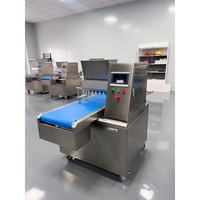 Machine à fabriquer des biscuits électriques pour boulangerie, avec découpe de pâte, pour biscuits aux noix, et déposeuse de biscuits sablés à buse de coupe de fil