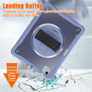 Chống sốc Rugged lai bền TPU trường hợp máy tính bảng cho <span class=keywords><strong>ipad</strong></span> không khí 4/không khí 5 10.9 "/Pro 11 Bumper rõ ràng bìa với dây đeo vai đứng - Product Image 6