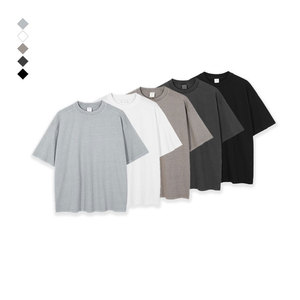 Nouveau design, t-shirt homme de luxe en coton de qualité supérieure, coupe ample, épaules légèrement tombantes, marque vierge, surdimensionné - Product Image 1