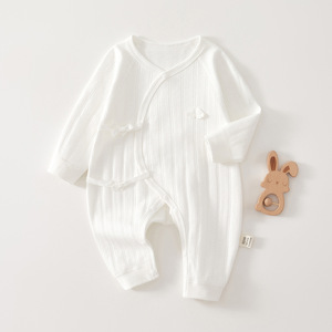 Mameluco de Algodón Puro para Bebé Recién Nacido, Unisex, Primavera-Otoño, con Etiqueta, Talla 0-3 Meses - Product Image 1