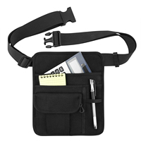Sac de ceinture pour serveur de restaurant de qualité, sac de tablier pour serveur de restaurant avec ceinture réglable, porte-crayon, porte-chèque OEM