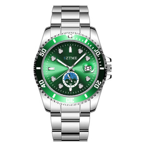 Reloj para hombre más vendido, modelo "Home Country", con tres agujas y función de calendario, correa clásica de aleación, reloj para hombre - Product Image 4