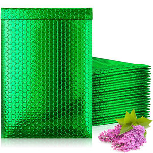 Bolsa de Correo Metálica Reutilizable A4, Bolsa de Burbujas Metálica Rosa, Fabricación de Sobres Acolchados con Burbujas para Embalaje - Product Image 1