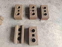Machine manuelle de fabrication de briques QMR2-40, presse à briques en terre cuite, machine à blocs de terre manuelle, sans alimentation électrique, sans palette